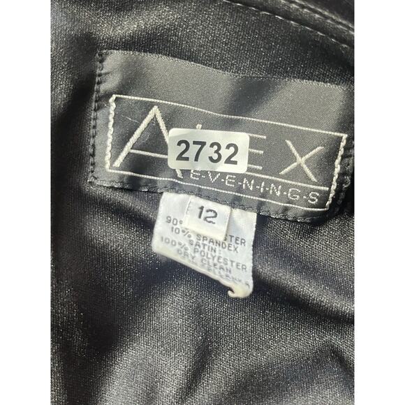 Alex Evenings Black Velvet Maxi Dress - Picture 11 of 11